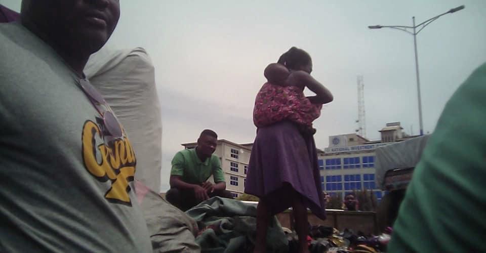 Mum with baby beaten by AMA taskfoce