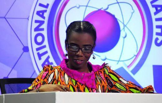 Dr. Elsie Kaufmann, quiz mistress for the NSMQ