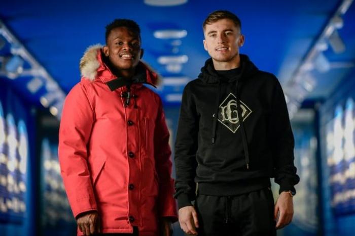 Welsh forward Rabbi Matondo (L) and English defender Jonjoe Kenny chose to leave the Premier League to establish themselves in the Bundesliga