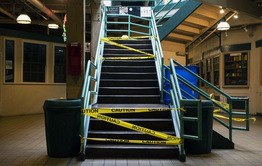 No Crowds. No Flying Fish. Coronavirus Empties Pike Place Market.