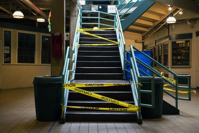 No Crowds. No Flying Fish. Coronavirus Empties Pike Place Market.