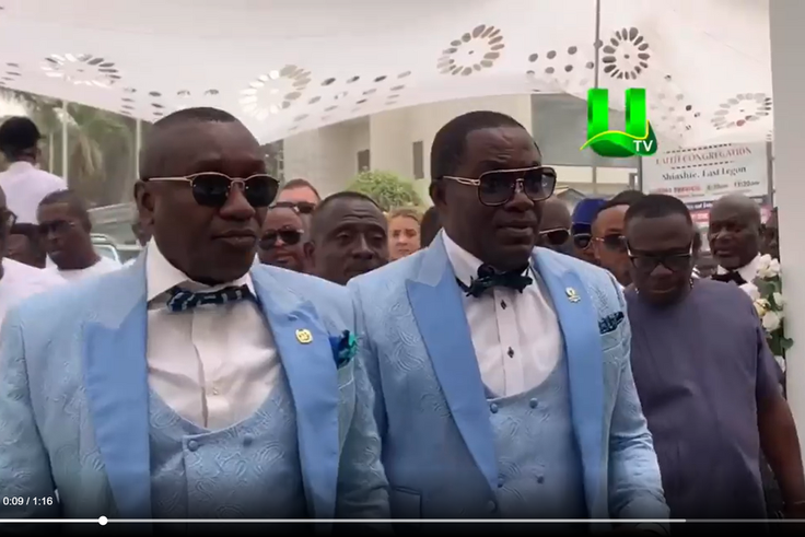 Watch how Despite arrived at son's wedding