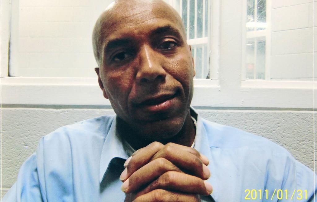 Thomas Haynesworth in prison in 2011.