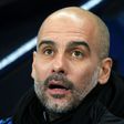 Walk-off support - Manchester City manager Pep Guardiola