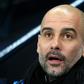 Walk-off support - Manchester City manager Pep Guardiola