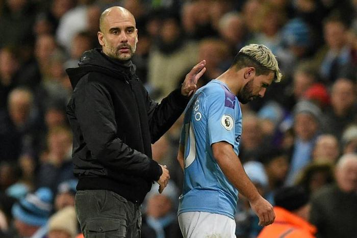 Manchester City forward Sergio Aguero faces a spell on the sidelines