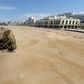 The empty Grand Plage, one of the most beautiful beaches  in Biarritz, southwestern France, on the twenty-eighth day of a coronavirus lockdown which President Emmanuel Macron said will be extended until May 11, 2020
