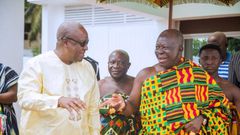 Mahama, Otumfuo discuss 'critical nation development issues'