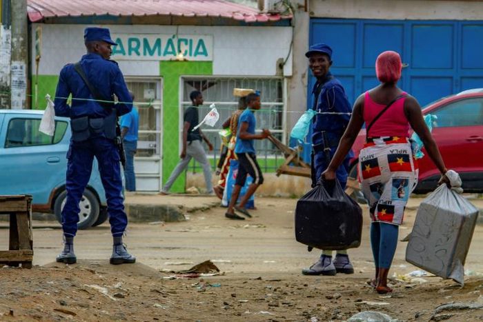 Despite the restrictions, many Angolans view earning money, finding food and fetching water as legitimate reasons to leave home
