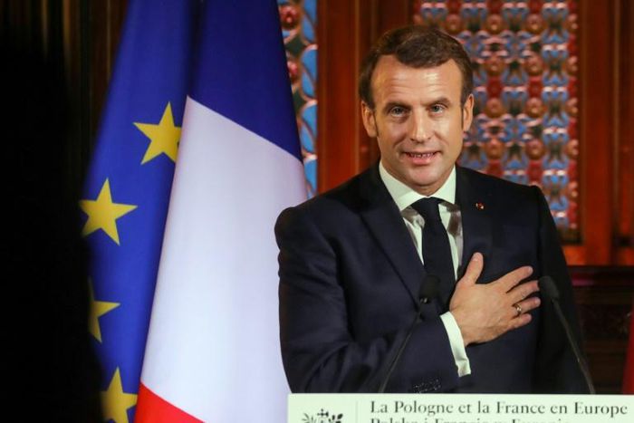 President Macron said while the EU wants to help Poland on the road to energy transition Warsaw must respect EU values and rules