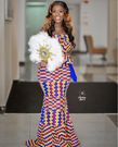 How Fella Makafui slayed in her beautiful Kente wedding dress