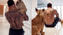 Showing off tattoos and keeping a ‘wild’ pet: How Memphis Depay is self-isolating