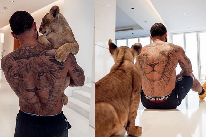 Showing off tattoos and keeping a ‘wild’ pet: How Memphis Depay is self-isolating