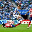 Real Sociedad's Martin Odegaard (centre) is on loan from Real Madrid and has been one of La Liga's star performers this season.