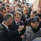 French President Emmanuel Macron asks Israeli security forces to leave the 12th-century Church of Saint Anne in the old city of Jerusalem on Wednesday