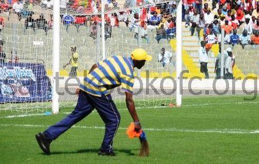 Hearts of Oak sweeping the field before a clash against Kotoko