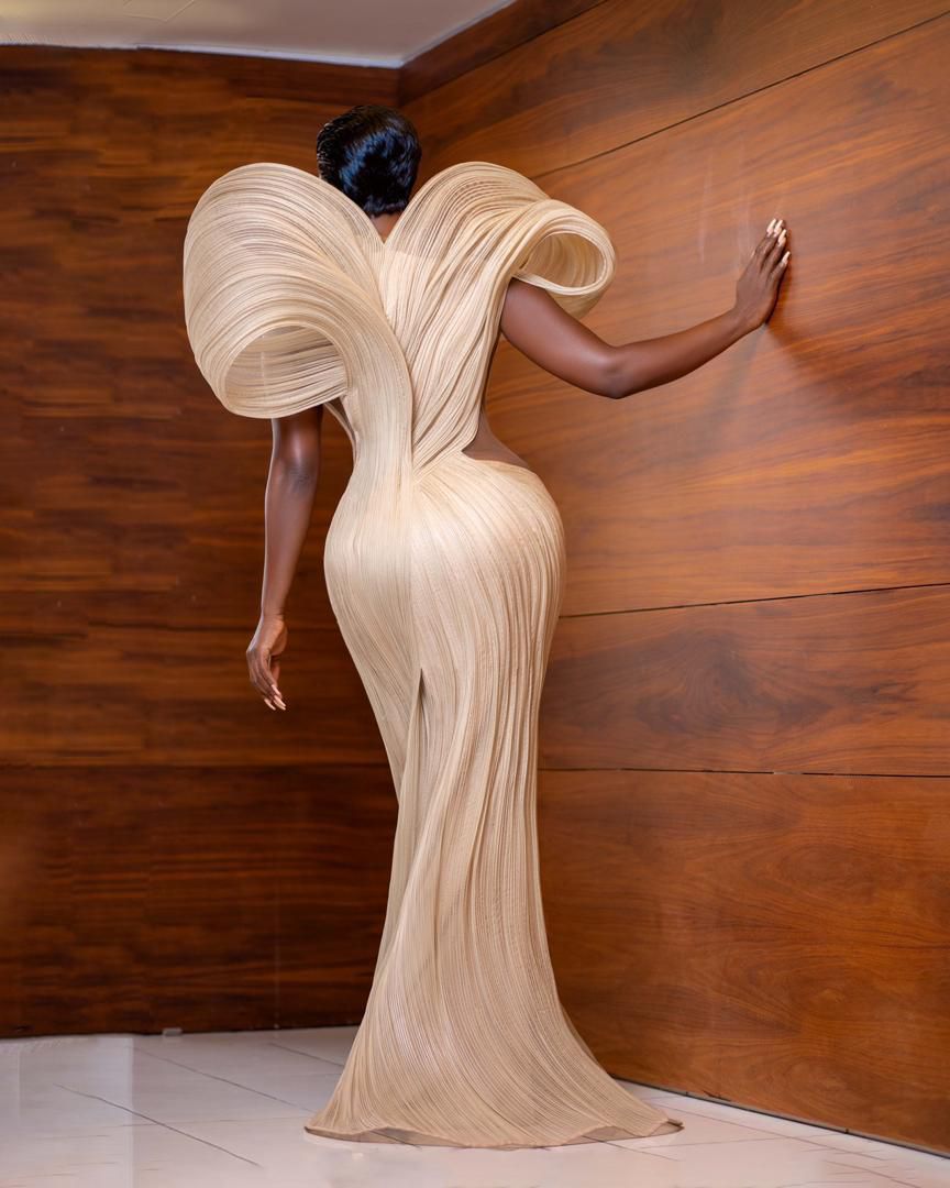 Nana Akua Addo storms Nigeria with gorgeous dress for AMVCA