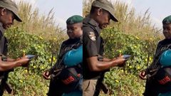 Police officers arrest and detain a man for using Mourinho as his WhatsApp profile picture