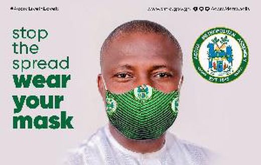 A.M.A launches #WearYourMask campaign, mayor distributes 10,000 Ghana-made masks