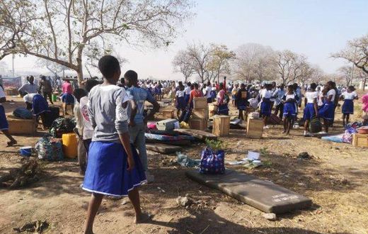 Buipe SHS girl’s dormitory on fire