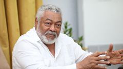 Former President Jerry John Rawlings