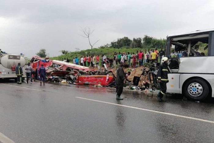 Accident on Cape Coast-Takoradi Highway claims 34 lives; many more injured