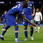 Crowd target - Chelsea's Antonio Rudiger, pictured throwing an object off the pitch, was on the receiving end of "racist songs" from home fans during a 2-0 win away to Tottenham Hotspur on Sunday, according to Blues captain Cesar Azpilicueta