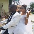 Frugal couple rides a motorbike to their marital home after wedding