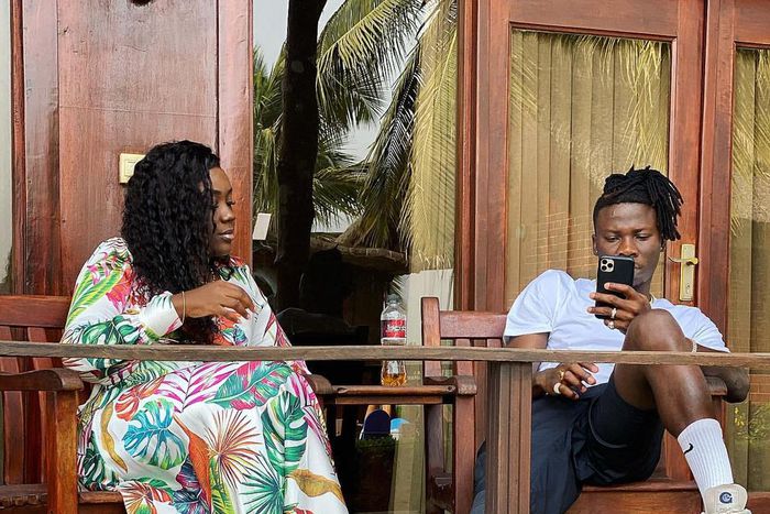 Stonebwoy and wife, Dr Louisa Setakla