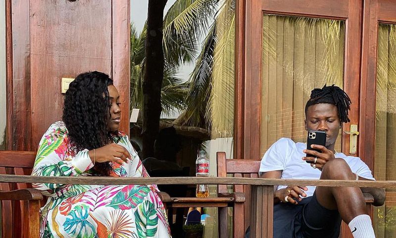 Stonebwoy and wife, Dr Louisa Setakla