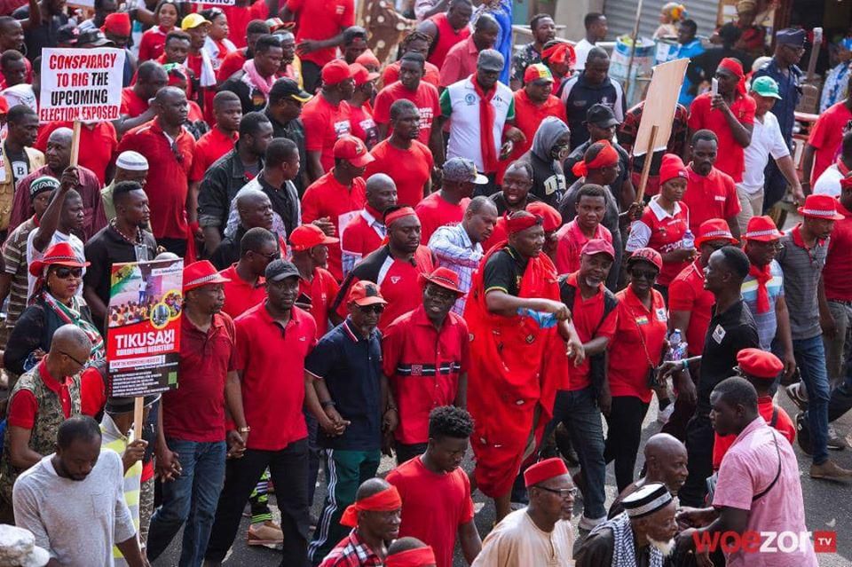 NDC demo in Kumasi