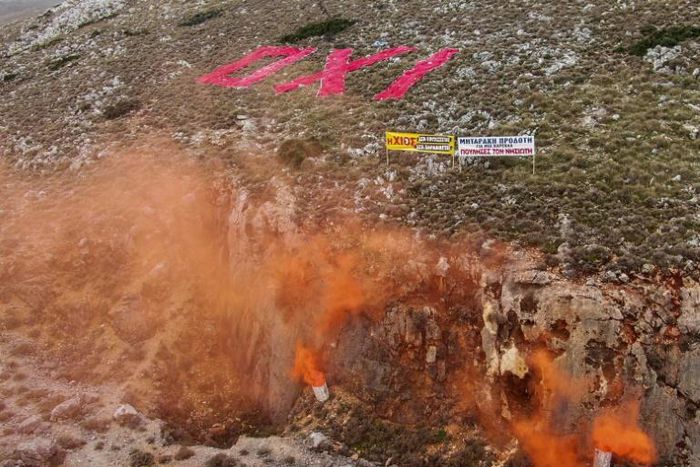 Many islanders want the migrants gone