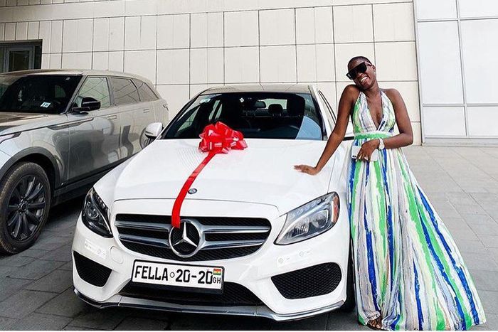 Fella Manafui gets new car from Medikal