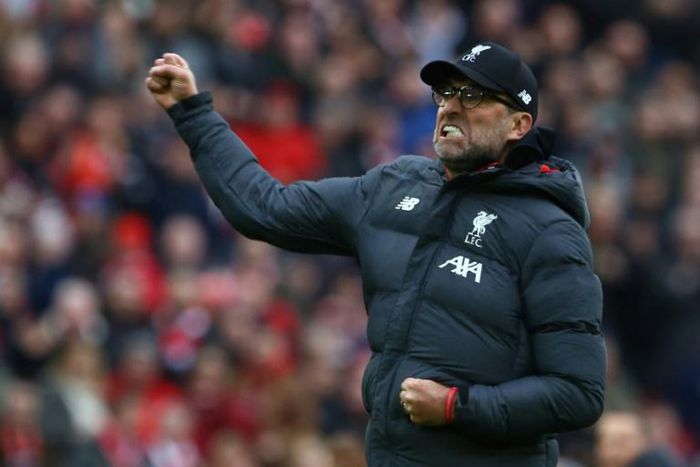 Jurgen Klopp's Liverpool set a Premier League record with a 22nd consecutive home win on Saturday