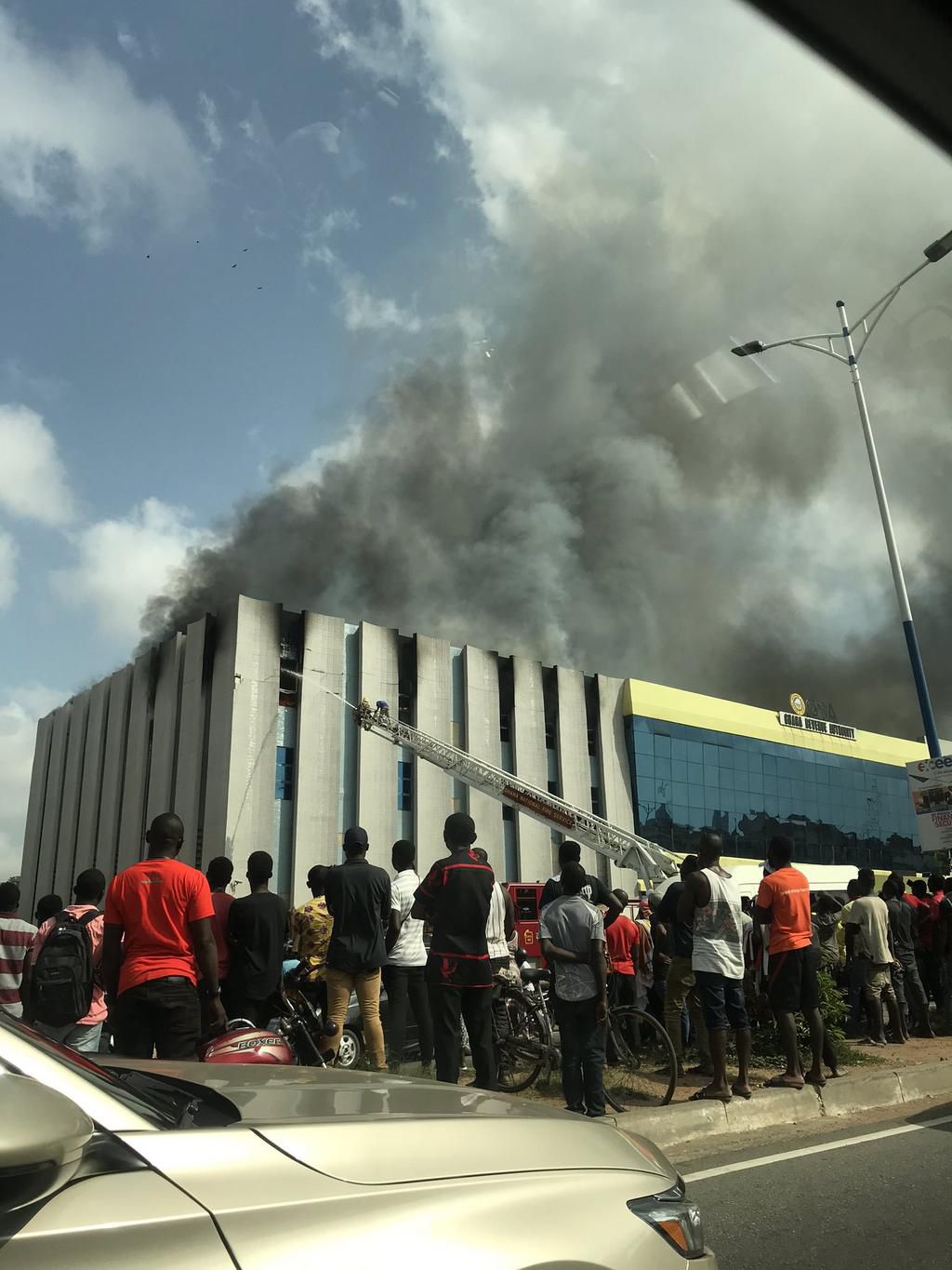Fire guts GRA Circle office