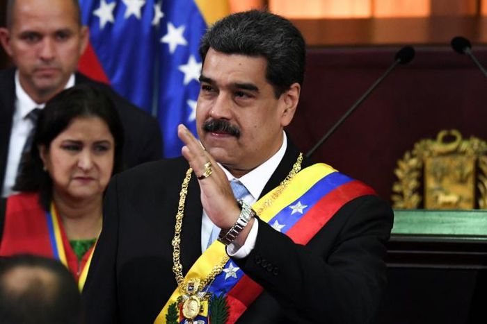 Venezuelan President Nicolas Maduro, who was attacked by US President Donald Trump as "an illegitimate ruler"