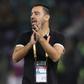 Round of applause: Al-Sadd coach Xavi oversees his team's 3-1 win against Hienghene