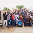 Pimpin and the team at aponkye pool party