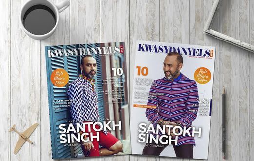 Media Grandee, Santokh Singh covers KWASYDANYELS magazine debut issue