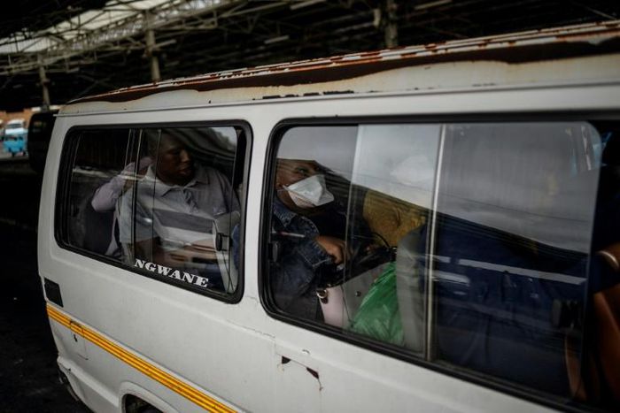 Crammed: A quarter of South Africa's population depends on minibus taxis to get to work or school
