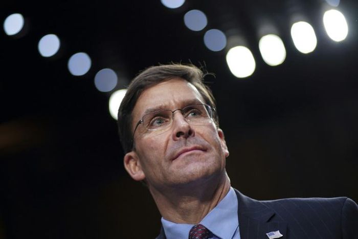 Secretary of Defense Mark Esper said he raised the issue last month in the meeting with NATO defense ministers