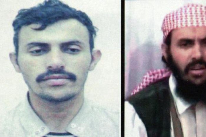 AQAP leader Qassim al-Rimi, who was killed in a US strike, seen in two undated Yemeni interior ministry documents
