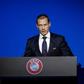 UEFA president Aleksander Ceferin speaking at the Congress of European football's governing body in Amsterdam