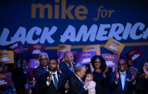 Former New York mayor Michael Bloomberg is hoping to rally the all-important black vote