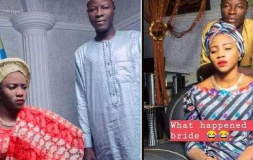 Bride’s facial expression in prewedding photos could scare single people from marrying