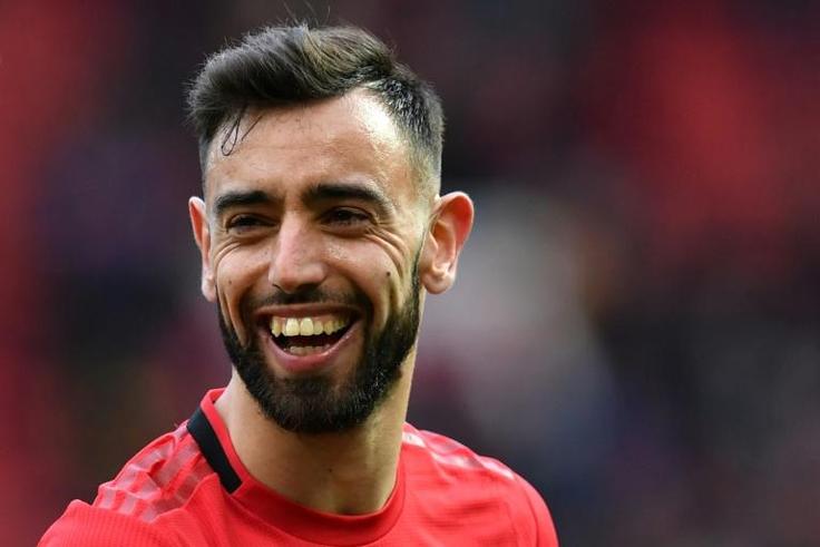 Portuguese midfielder Bruno Fernandes has made a big impact since signing for Manchester United
