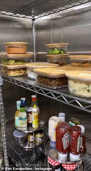Inside Kim Kardashian's refrigerator