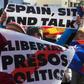Protesters from the Democratic Tsunami group has called for supporters to gather before Barcelona face Real Madrid on Wednesday