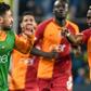 Monaco's Nigerian forward Henry Onyekuru (R) is returning for a second loan spell at Galatasaray