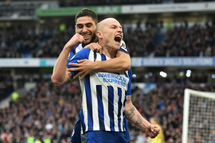 Magnificent Mooy: Aaron Mooy's strike gave Brighton breathing space against Bournemouth